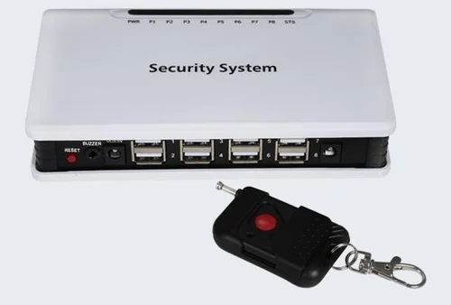 Multiport Mobile Display Security Alarm System