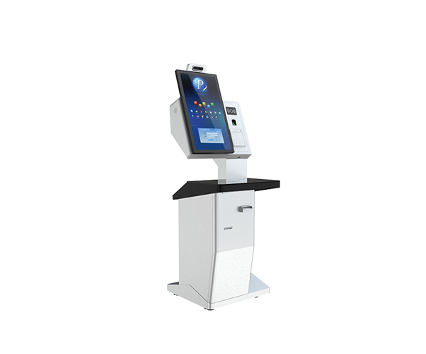 RFID Library Book Borrow And Return Self Service Kiosk With Self - Help Certificate Handling Machine